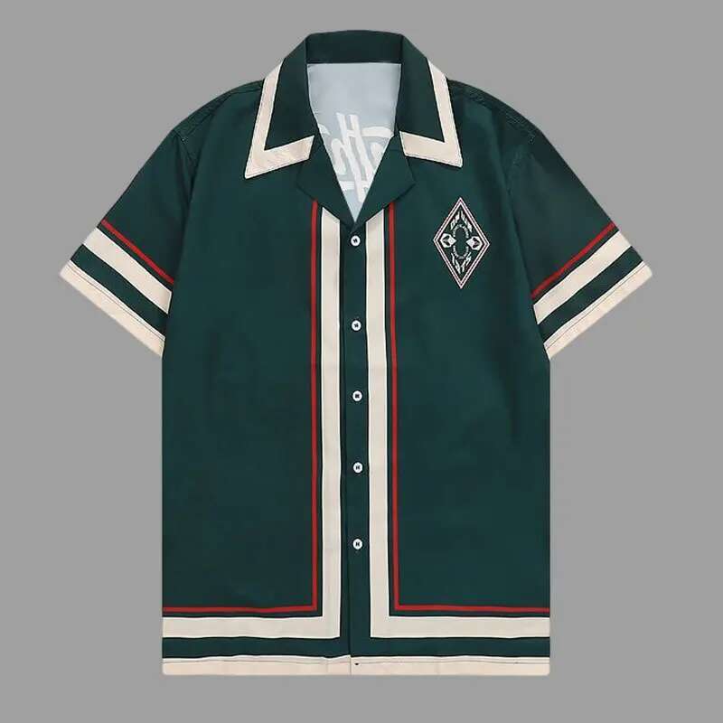 Street Fashion Jacket Men - Xanh Màu Sắc Tương Phản Retroletter