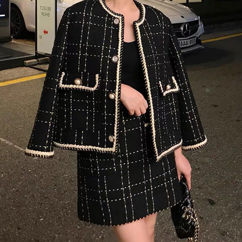 Street Fashion Jacket Men - Women Fried Street Tweed Suit 2023