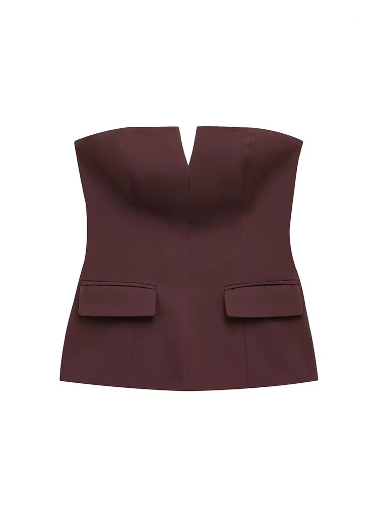 TFMLN Womens Strapless Crop 20 - đánh giá và giá Street Fashion Trend 2025