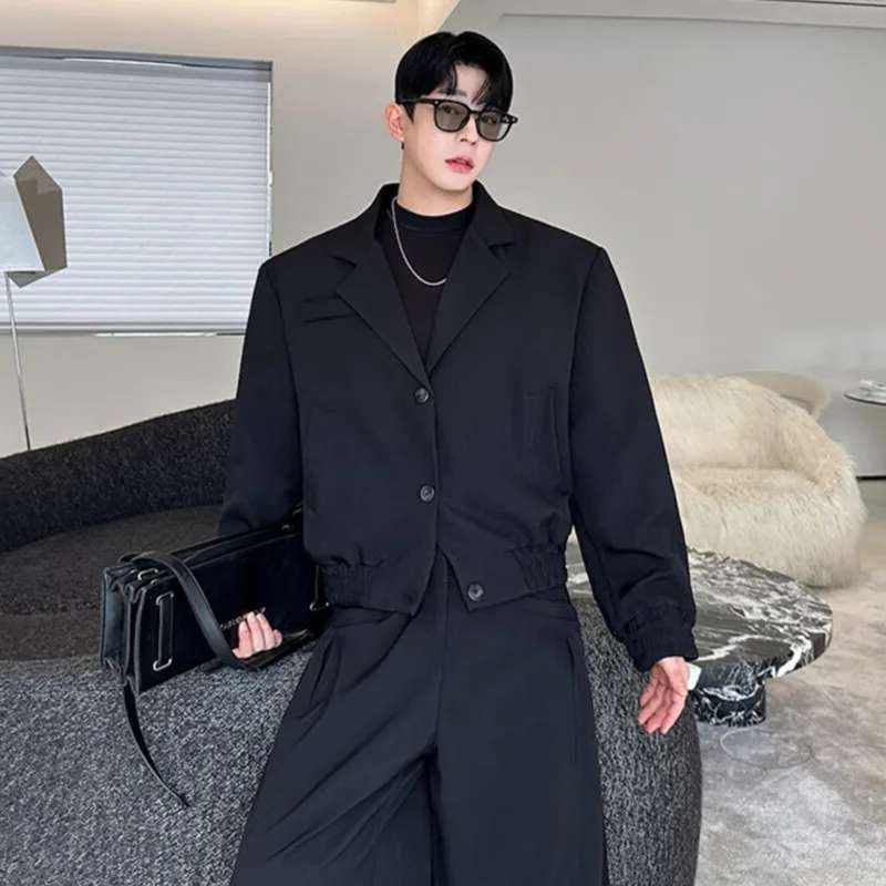 LUZHEN Spring Blazer Neck Casu - đánh giá và giá Street Fashion Jacket Men