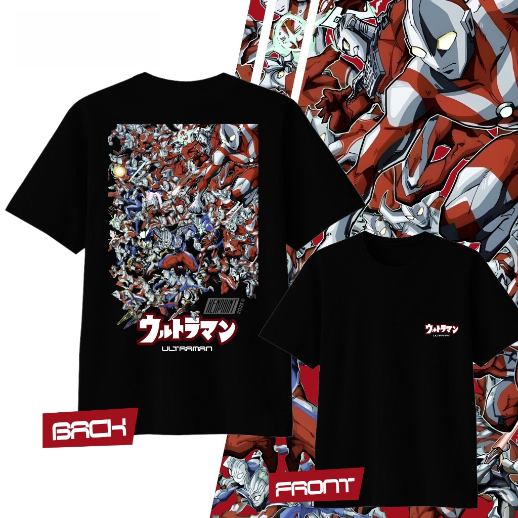 Anime Ultraman Printed Cotton  - đánh giá và giá Street Fashion Of Japan