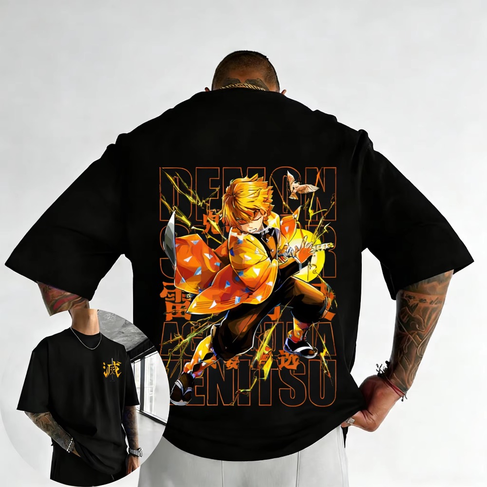 Plus Size Demon Slayer Summer  - đánh giá và giá Street Fashion Of Japan