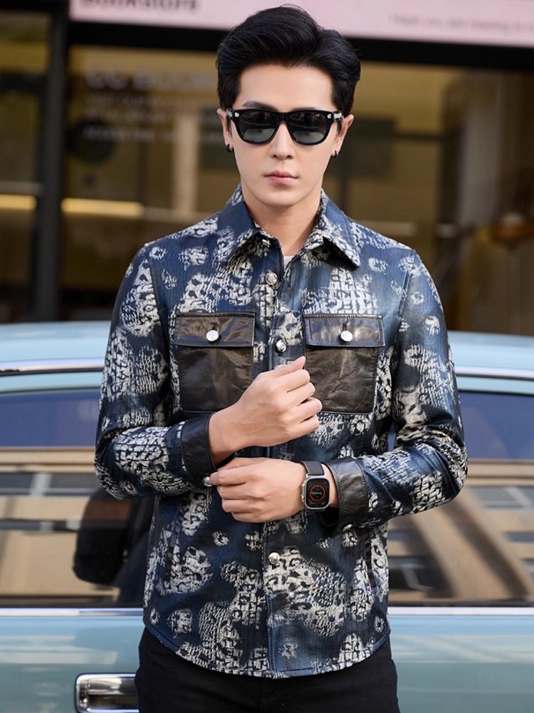 Luxury New Fashion Floral Prin - đánh giá và giá Street Fashion Jacket Men
