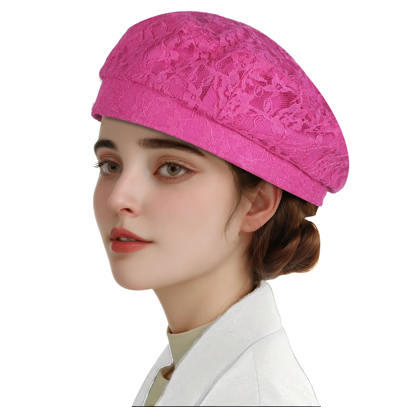 Lace Beret Ladies Summer Stree - đánh giá và giá Street Fashion Shoot