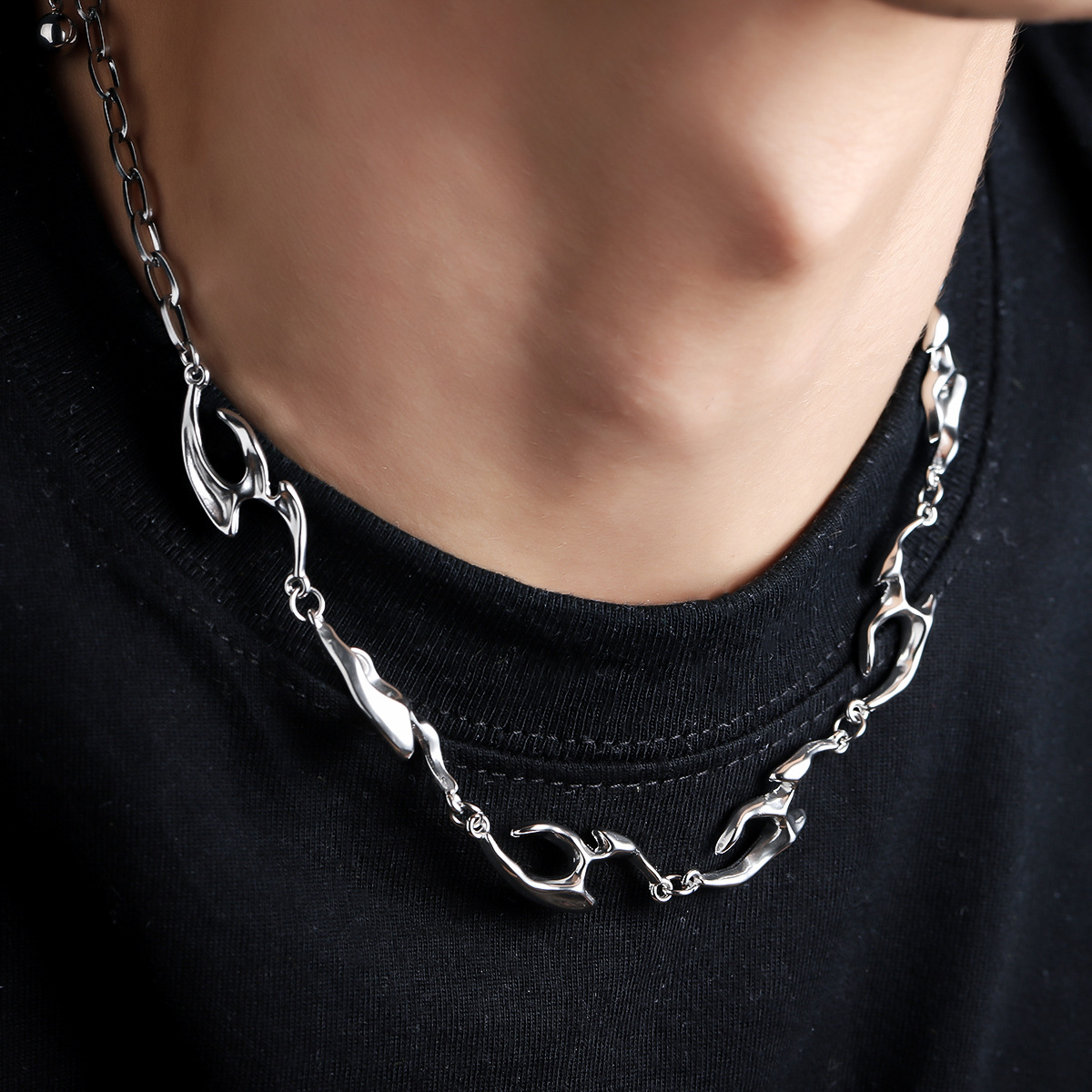 Irregular Shaped Metal Necklac - đánh giá và giá Street Fashion Trend 2025