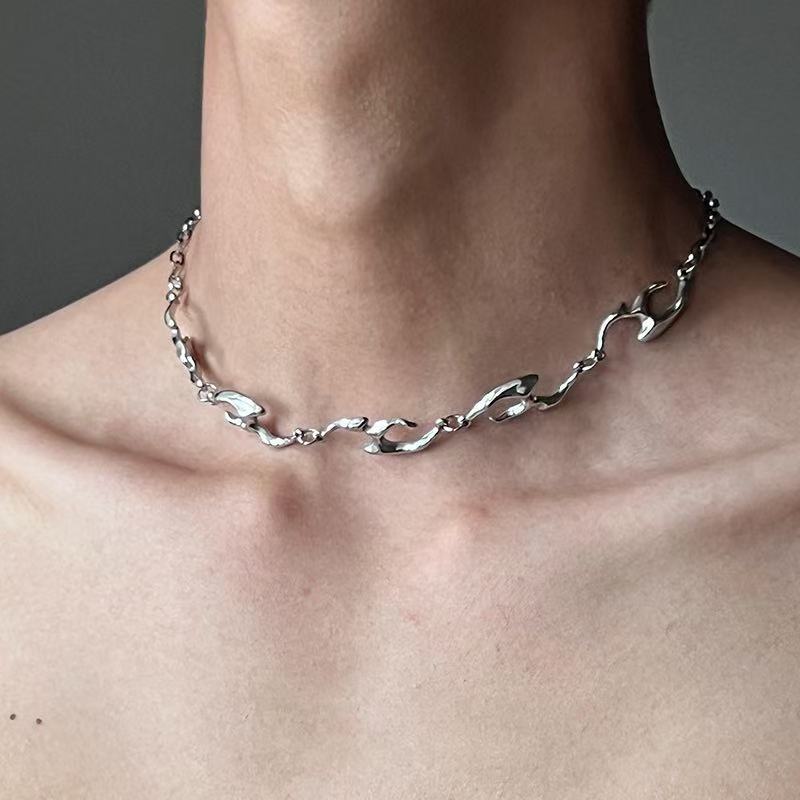 Irregular Shaped Metal Necklac - đánh giá và giá Street Fashion Trend 2025