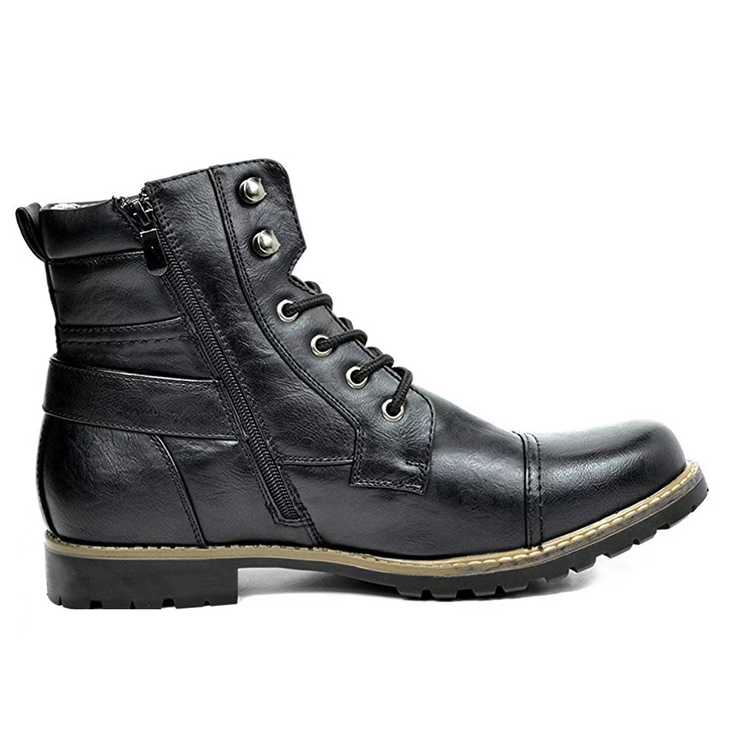 Men's Multi-Color Leather Ankl - đánh giá và giá Street Fashion Look