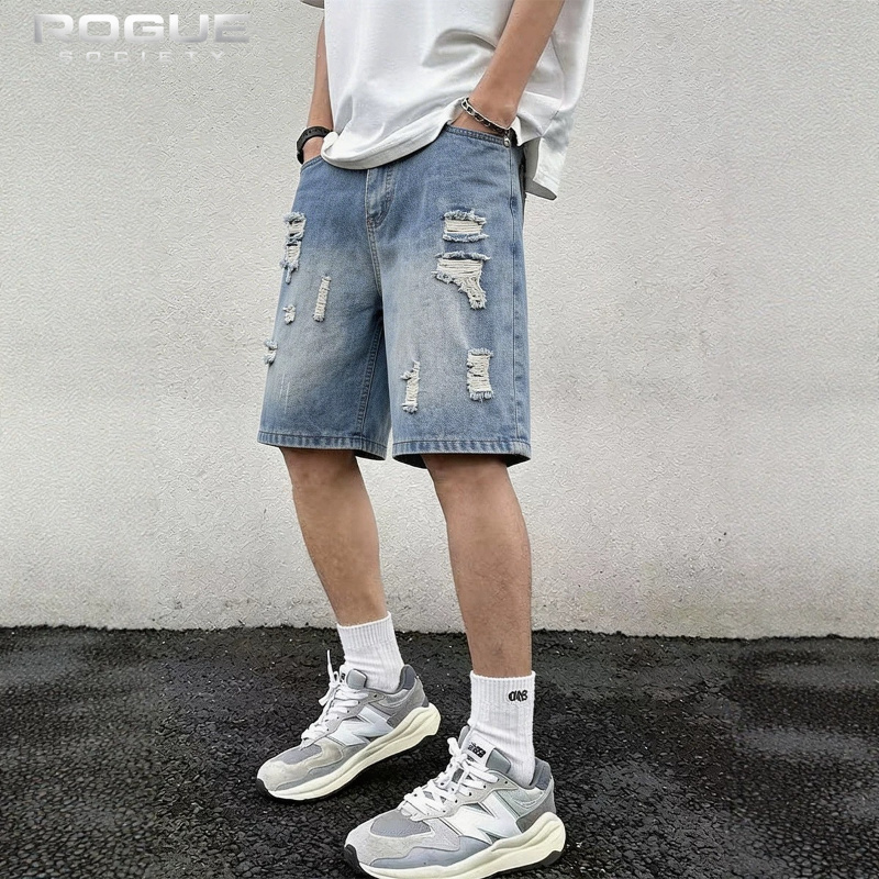 Luxury American Men Denim Shor - đánh giá và giá Street Fashion Essentials