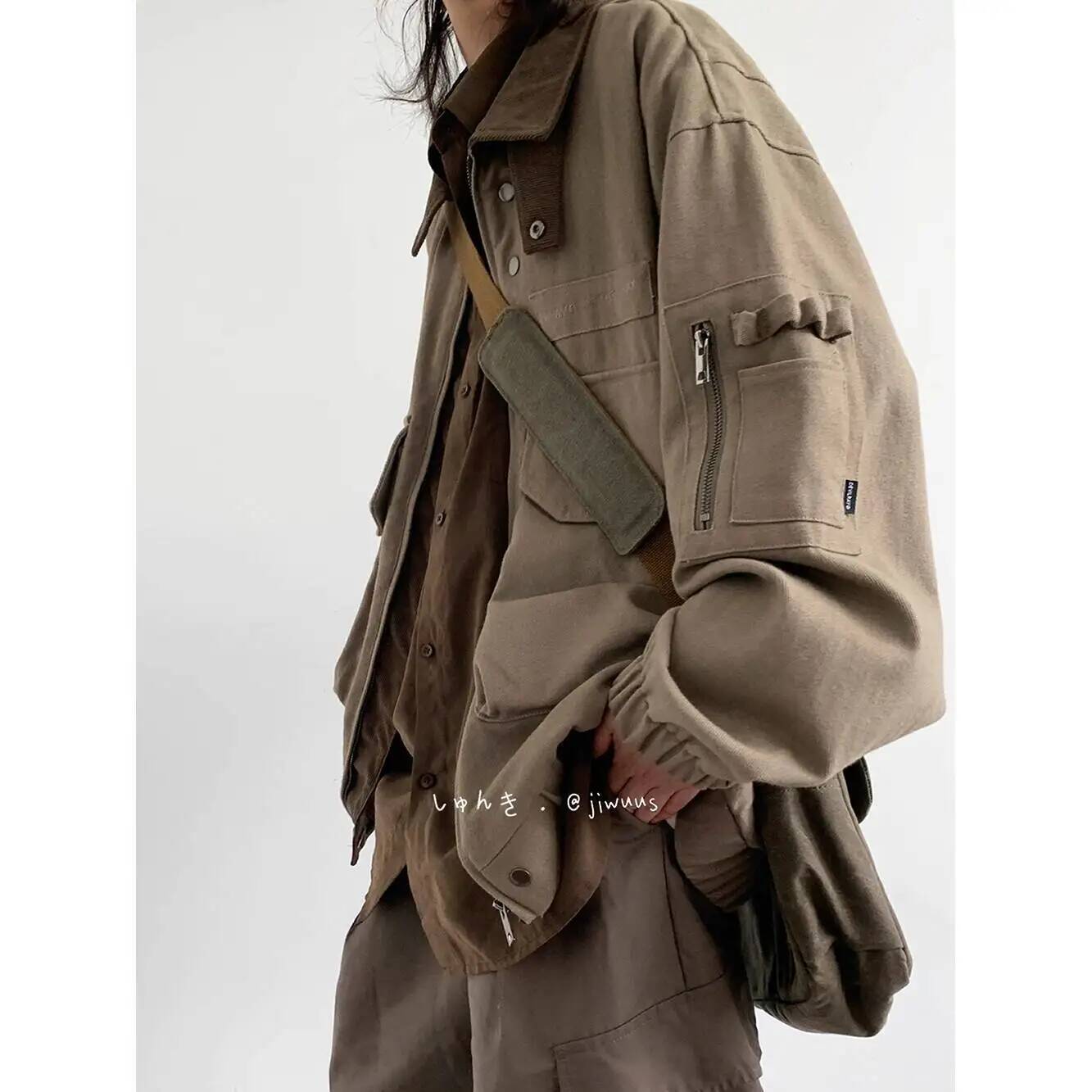 Man Jacket Spring Autumn Loose - đánh giá và giá Street Fashion Jacket Men