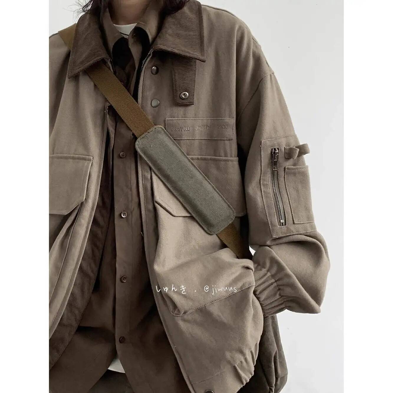 Man Jacket Spring Autumn Loose - đánh giá và giá Street Fashion Jacket Men