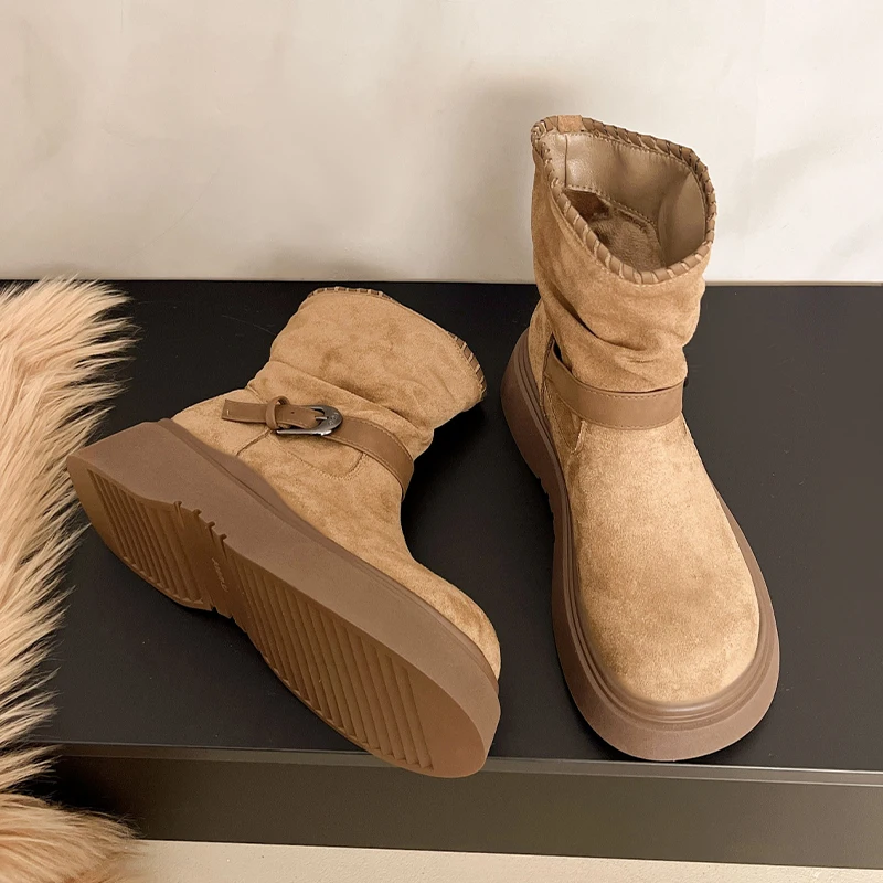 Flats Ankle Boots for Women Pl - đánh giá và giá Street Fashion Trend 2025