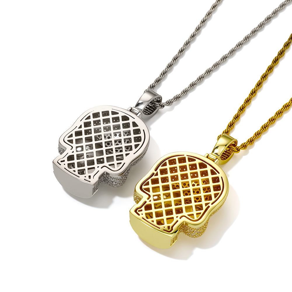 Iced Out Skull Pendant Necklac - đánh giá và giá Fashion Street Singapore