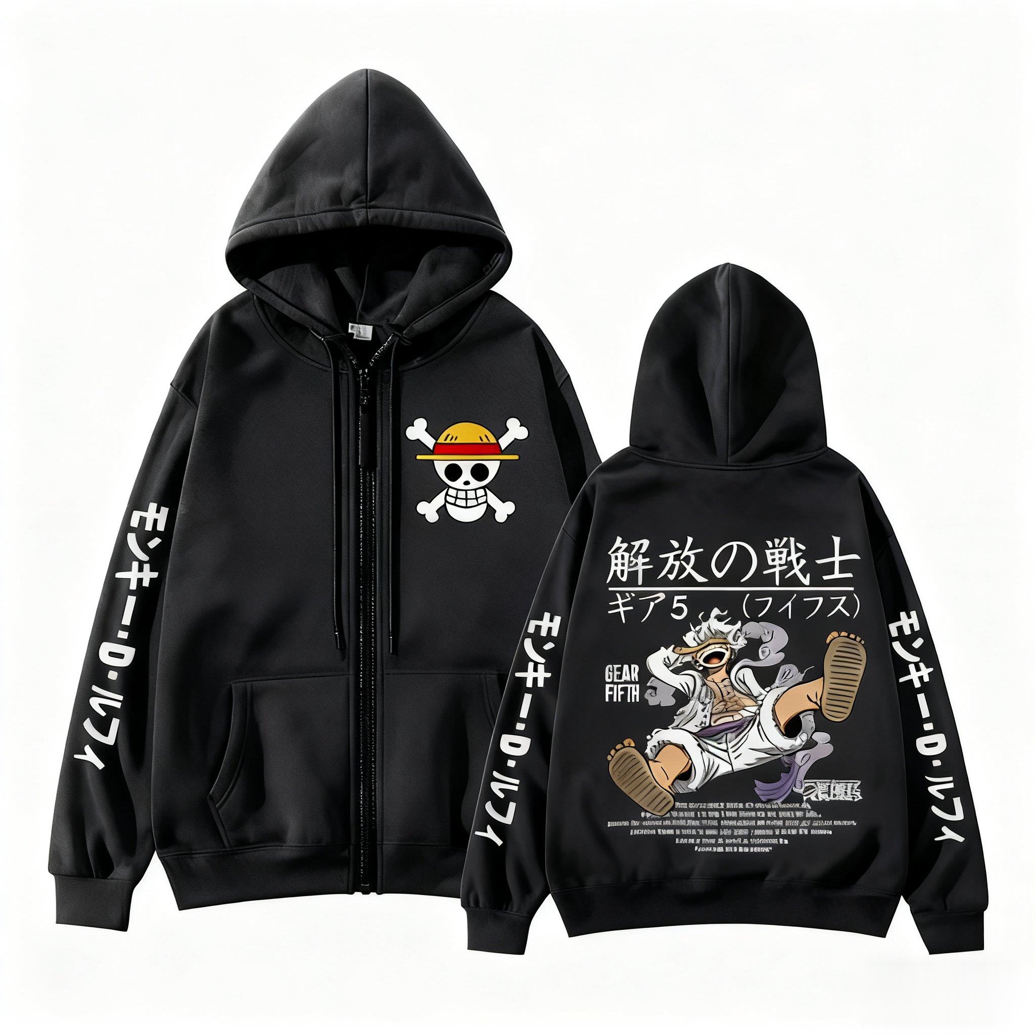 Monkey D Luffy Gear 5 One Piec - đánh giá và giá Street Fashion Jacket Men