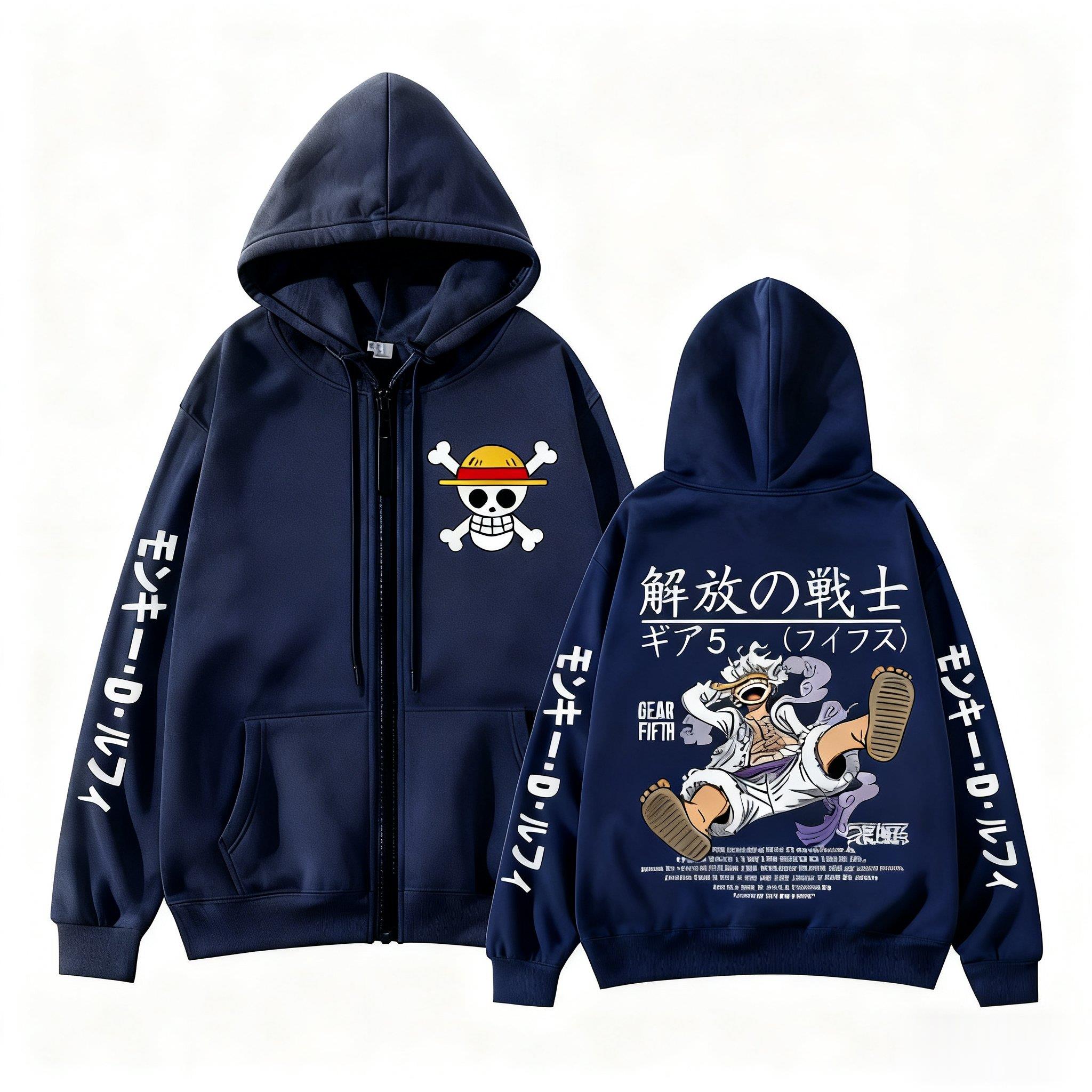 Monkey D Luffy Gear 5 One Piec - đánh giá và giá Street Fashion Jacket Men