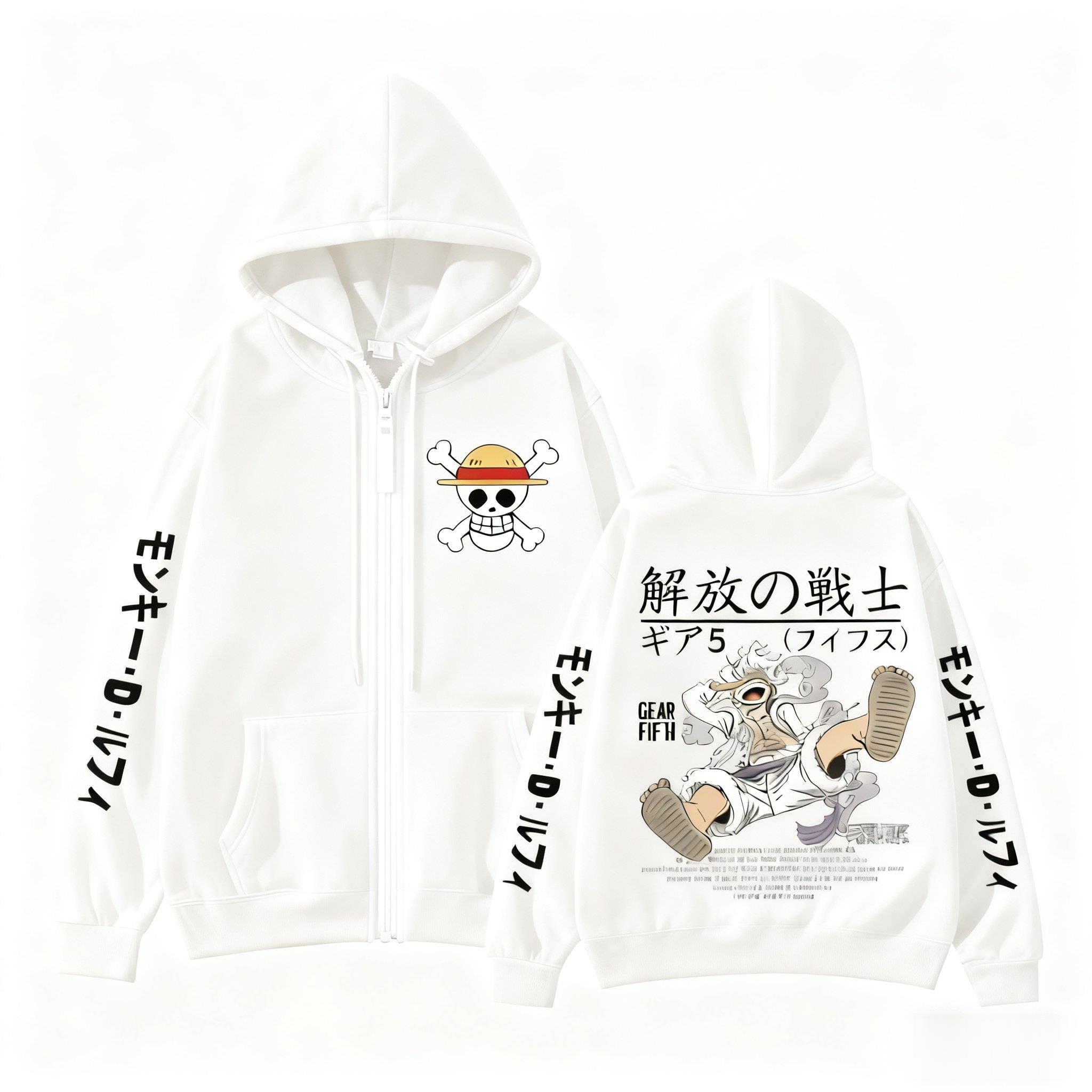 Monkey D Luffy Gear 5 One Piec - đánh giá và giá Street Fashion Jacket Men