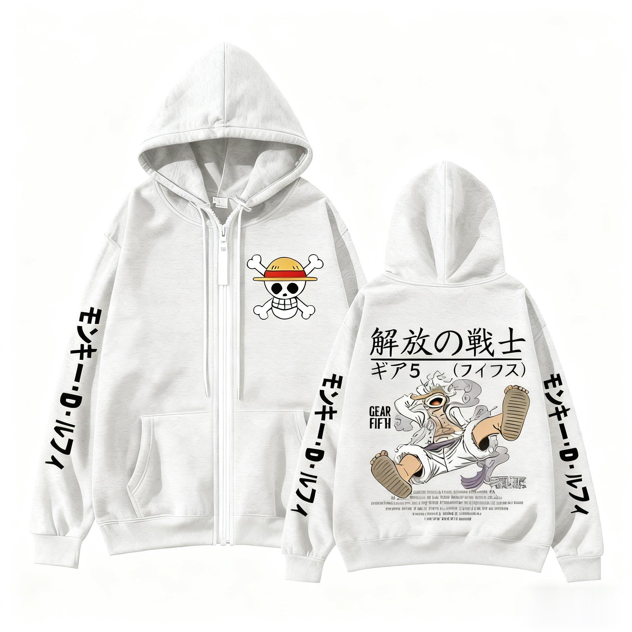 Monkey D Luffy Gear 5 One Piec - đánh giá và giá Street Fashion Jacket Men