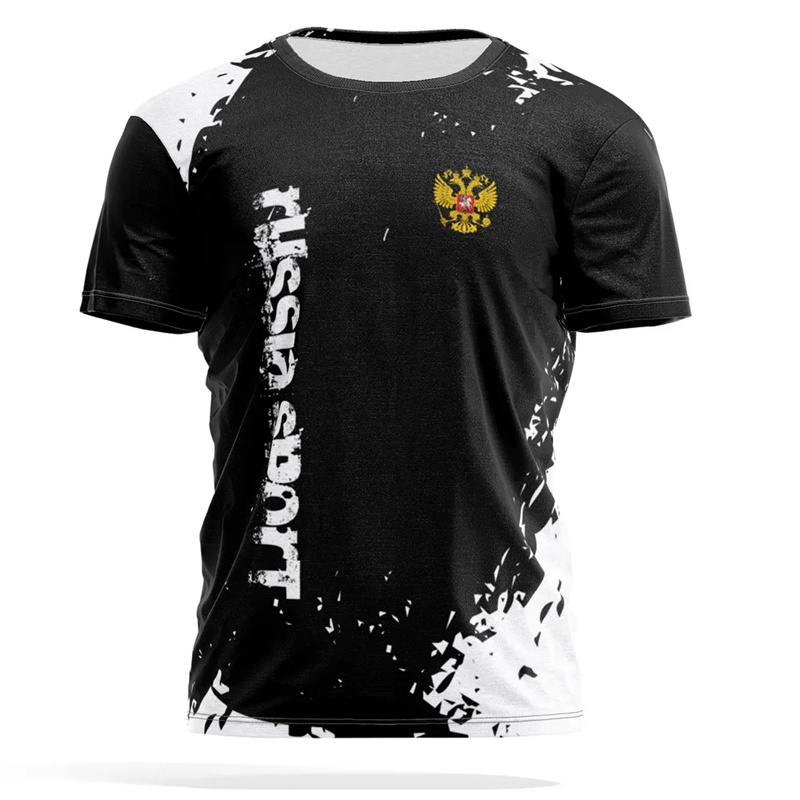 Russian National Emblem Print  - đánh giá và giá Street Fashion Essentials
