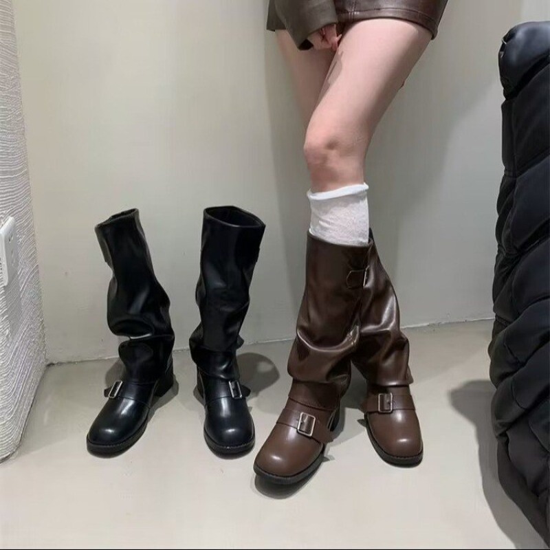 2025Woman Boots Knee High Plat - đánh giá và giá Street Fashion Trend 2025