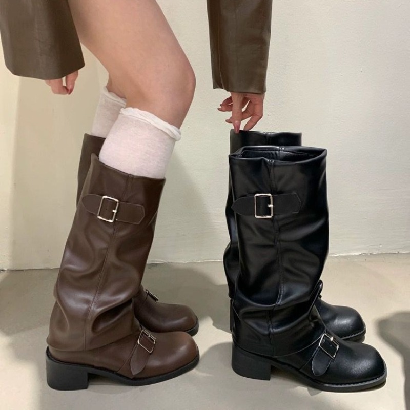 2025Woman Boots Knee High Plat - đánh giá và giá Street Fashion Trend 2025