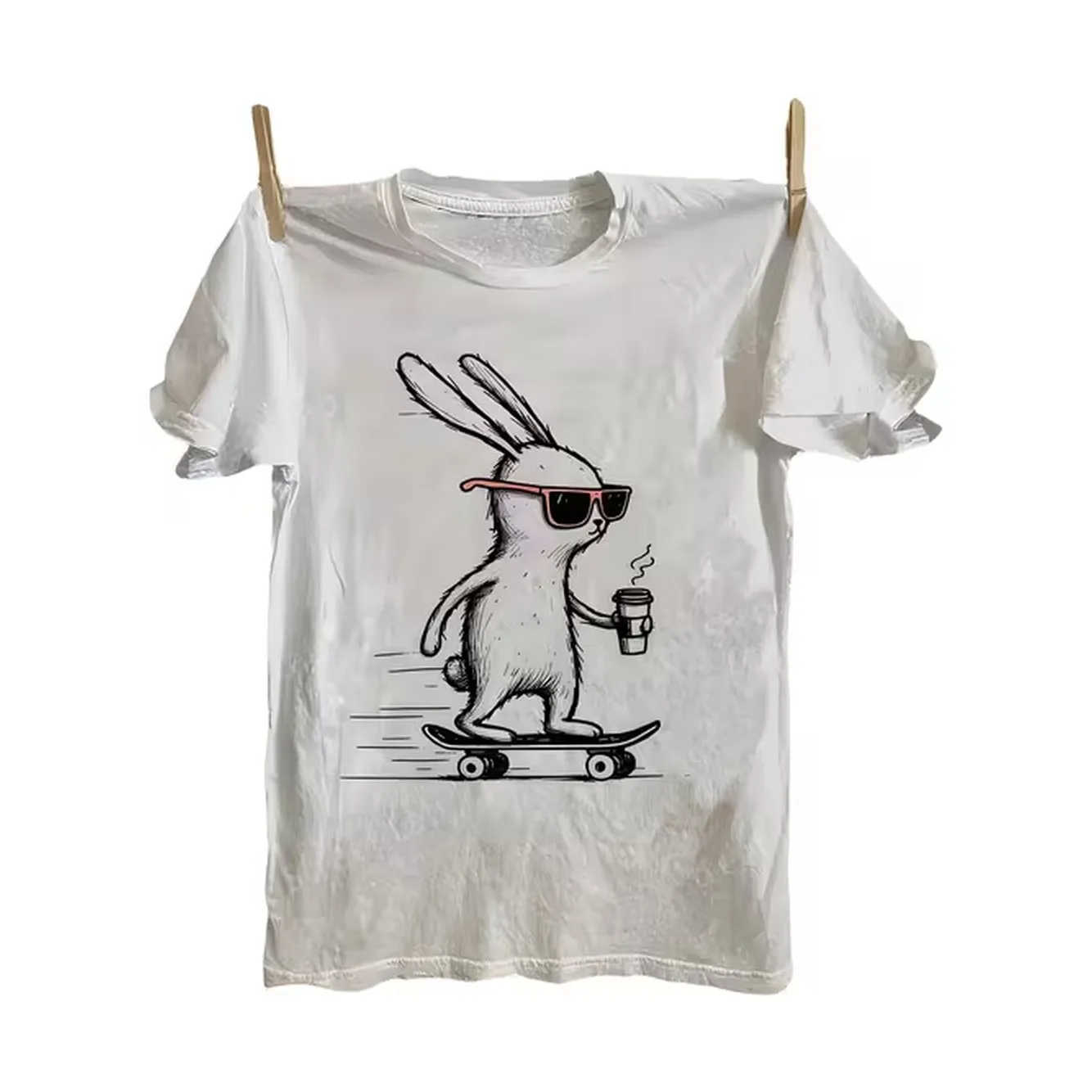Mens T Shirt White Pure Cotton - đánh giá và giá Street Fashion Anime