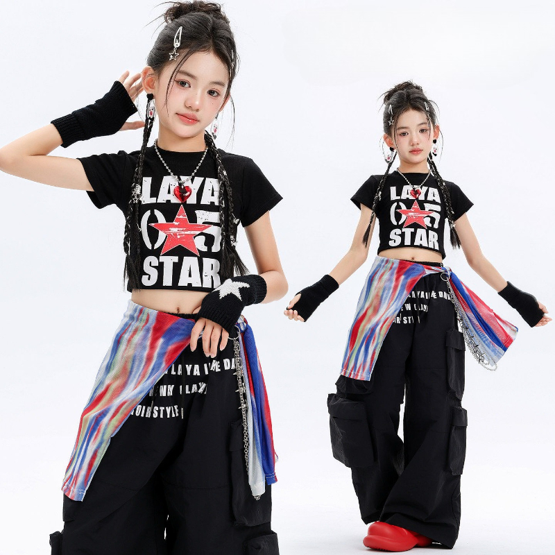 Girls Hip Hop Costume Street D - đánh giá và giá Street Fashion Outfit Girl