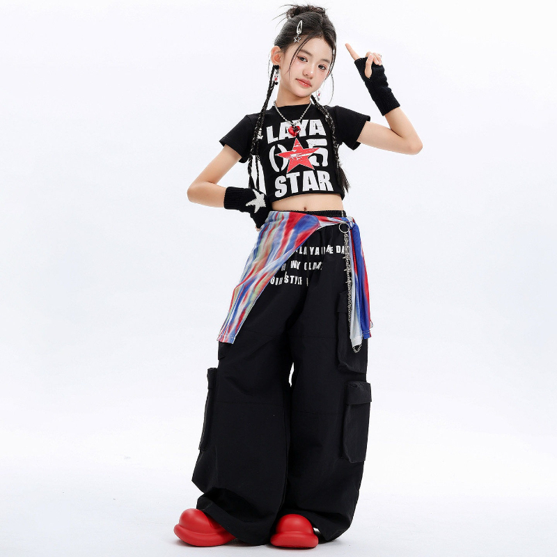 Girls Hip Hop Costume Street D - đánh giá và giá Street Fashion Outfit Girl