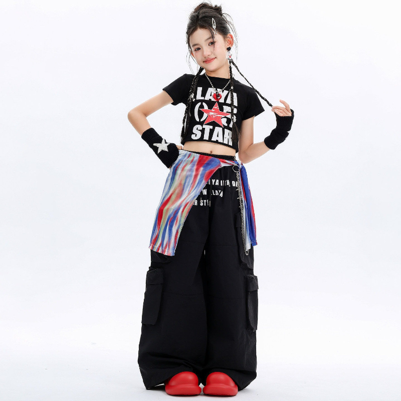 Girls Hip Hop Costume Street D - đánh giá và giá Street Fashion Outfit Girl