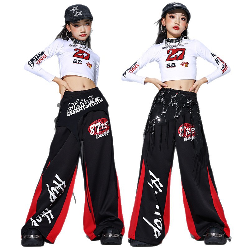 2025 Jazz Dance Clothes Girls  - đánh giá và giá Street Fashion Outfit Girl