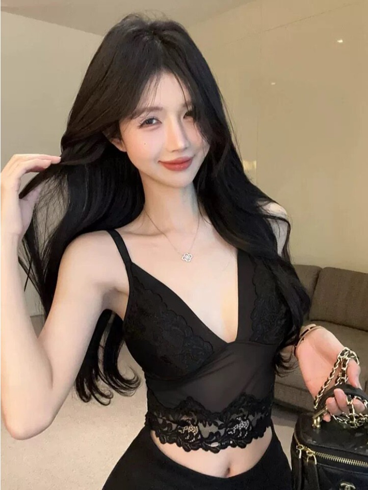 Chic French V Neck Spaghetti S - đánh giá và giá Street Fashion Look